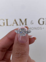 Calia Engagement Ring 1.5ct TCW, 14K Gold