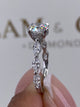 Capri Engagement Ring 1.5ct TCW, 14K Gold