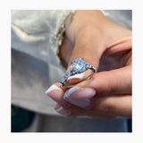 Capri Engagement Ring 1.5ct TCW, 14K Gold