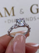 Capri Engagement Ring 1.5ct TCW, 14K Gold