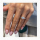 Capri Engagement Ring 1.57 Carat White Gold
