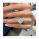 Diana Engagement Ring 3.2ct TCW, 14K Gold