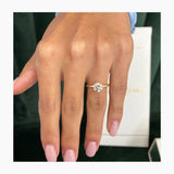 Thalia Engagement Ring 1ct TCW, 14K Gold
