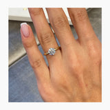 Thalia Engagement Ring 1ct TCW, 14K Gold