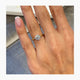 Thalia Engagement Ring 1ct TCW, 14K Gold