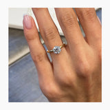 Thalia Engagement Ring 1ct TCW, 14K Gold