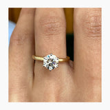 Thalia Engagement Ring 1.08 Carat Two-Tone Gold
