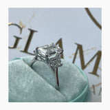 Roni Engagement Ring 4.1ct TCW, 14K Gold