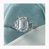 Roni Engagement Ring 4.1ct TCW, 14K Gold
