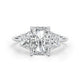 Roni Engagement Ring 4.1ct TCW, 14K Gold