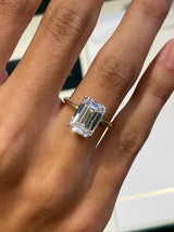 Paloma Engagement Ring 4.50 Carat Yellow Gold