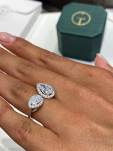 Lilyana Engagement Ring 1.9ct TCW, 14K Gold