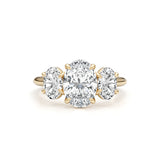 Nini Engagement Ring 3ct TCW, 14K Gold