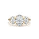 Nini Engagement Ring 3ct TCW, 14K Gold