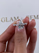 Erin Engagement Ring 3.5ct TCW, 14K Gold