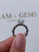Erin Engagement Ring 3.5ct TCW, 14K Gold