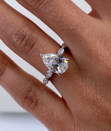 Erin Engagement Ring 3.5ct TCW, 14K Gold
