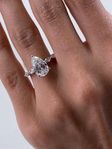 Erin Engagement Ring 3.5ct TCW, 14K Gold