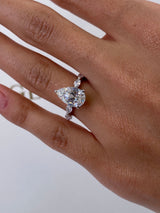 Erin Engagement Ring 3.5ct TCW, 14K Gold