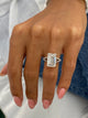 Charlotte Engagement Ring 5.3ct TCW, 14K Gold