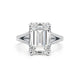 Charlotte Engagement Ring 5.3ct TCW, 14K Gold