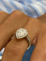 Colette Engagement Ring 2.4ct TCW, 14K Gold