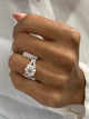 Blanche Engagement Ring 3.4ct TCW, 14K Gold