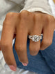 Blanche Engagement Ring 3.4ct TCW, 14K Gold