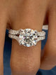 Blanche Engagement Ring 3.4ct TCW, 14K Gold