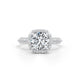 Fleur Engagement Ring 1.9ct TCW, 14K Gold