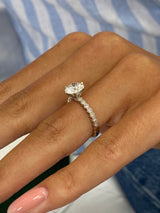Liana Engagement Ring 1.6ct TCW, 14K Gold
