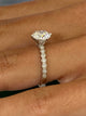 Liana Engagement Ring 1.6ct TCW, 14K Gold