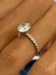 Liana Engagement Ring 1.6ct TCW, 14K Gold