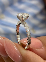 Liana Engagement Ring 1.6ct TCW, 14K Gold