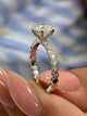 Liana Engagement Ring 1.6ct TCW, 14K Gold
