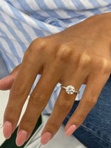 Solitaire with Pave Band