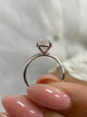 Sabine Engagement Ring 2ct TCW, 14K Gold