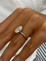 Sabine Engagement Ring 2 Carat White Gold