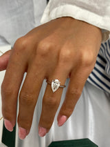 Mavis Engagement Ring 2 Carat White Gold