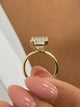 Lucille Engagement Ring 5ct TCW, 14K Gold