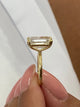 Lucille Engagement Ring 5ct TCW, 14K Gold