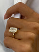 Lucille Engagement Ring 5ct TCW, 14K Gold