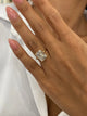 Lucille Engagement Ring 5ct TCW, 14K Gold