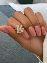 Lucille Engagement Ring 5 Carat Yellow Gold