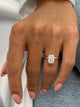 Coco Engagement Ring 2 Carat White Gold