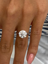 Romilly Engagement Ring 3 Carat White Gold