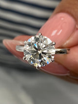 Romilly Engagement Ring 3ct TCW, 14K Gold