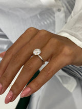 Romilly Engagement Ring 3ct TCW, 14K Gold
