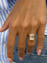 Yuli Engagement Ring 5ct TCW, 14K Gold