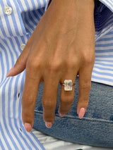 Yuli Engagement Ring 5ct TCW, 14K Gold